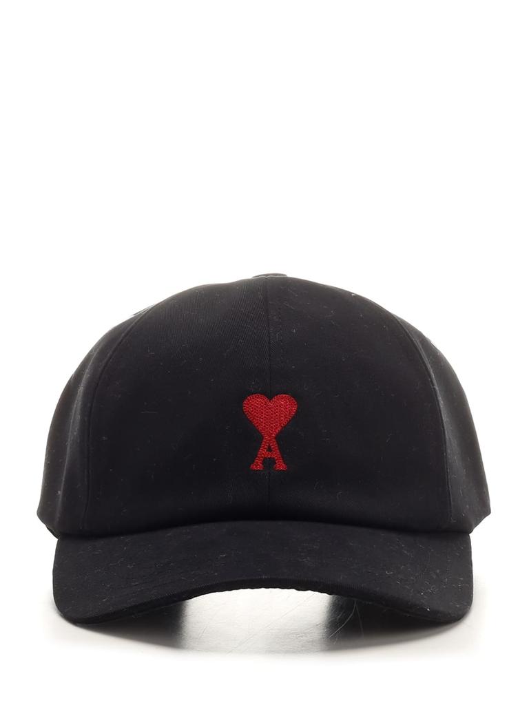 Ami Alexandre Mattiussi Black Cap With Logo