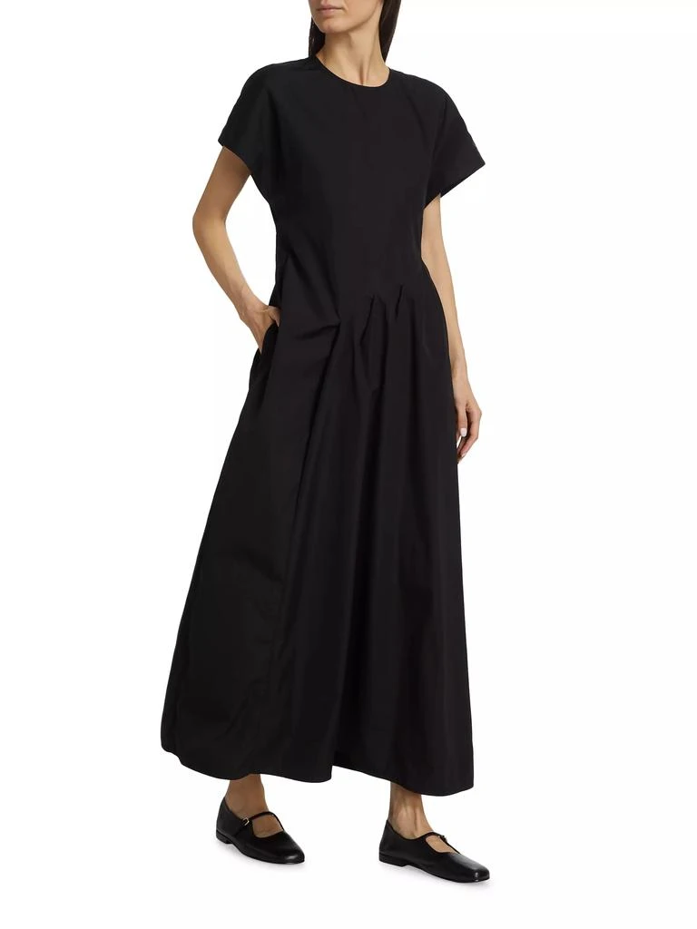 Co Short-Sleeve Side Wrap Midi Dress 2