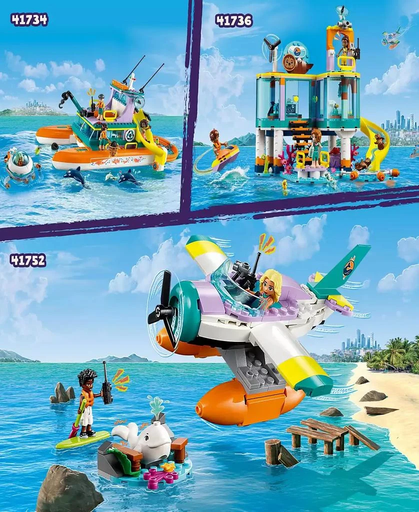 LEGO® Friends 41752 Sea Rescue Plane Toy Adventure Building Set 5