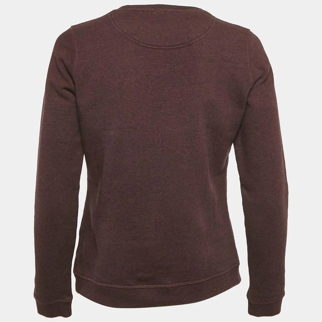Kenzo Kenzo Burgundy Love Embroidered Cotton Knit Sweatshirt S 2