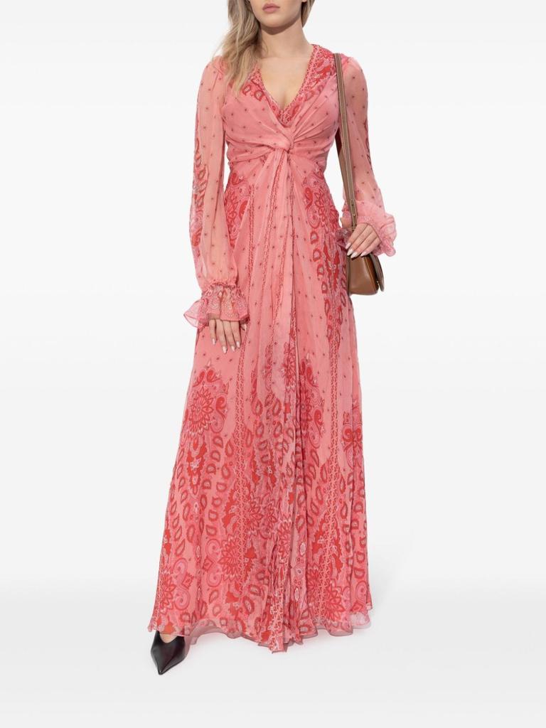 ワンピースその他 ETRO Women Dresses WRHA026099SPE72 X0872 PINK ETRO Printed Maxi Dress | Pink | FARFETCH