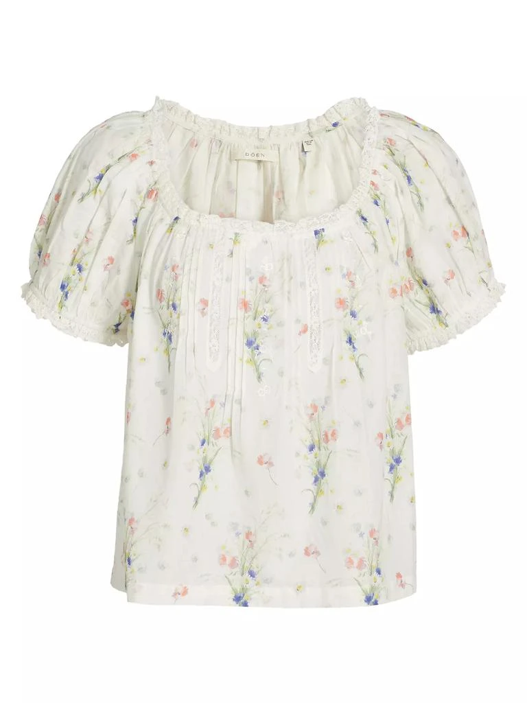 DÔEN Frederica Floral Cotton Top 1