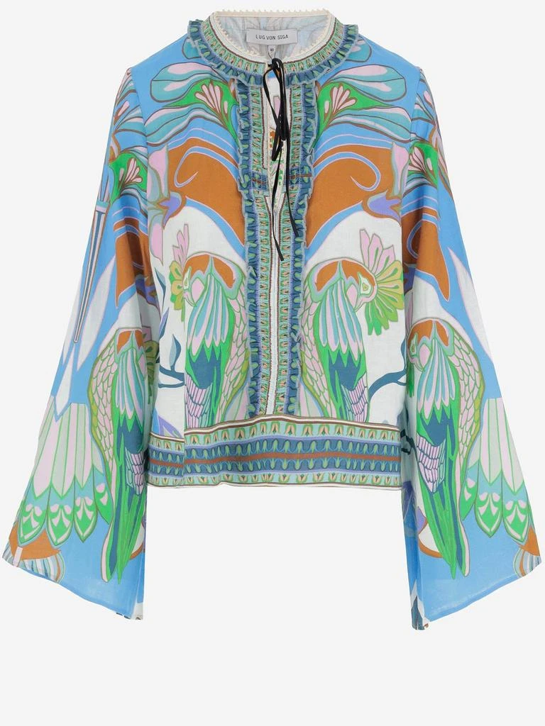 LUG VON SIGA Lug Von Siga Printed Blouse 1