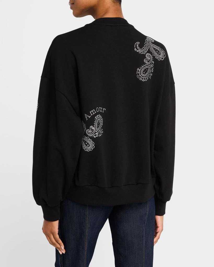 Cinq a Sept Brandy Mini Paisley Sweatshirt 3