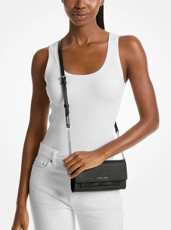Michael Kors Jet Set Medium Saffiano Leather 2-in-1 Convertible Crossbody Bag 4