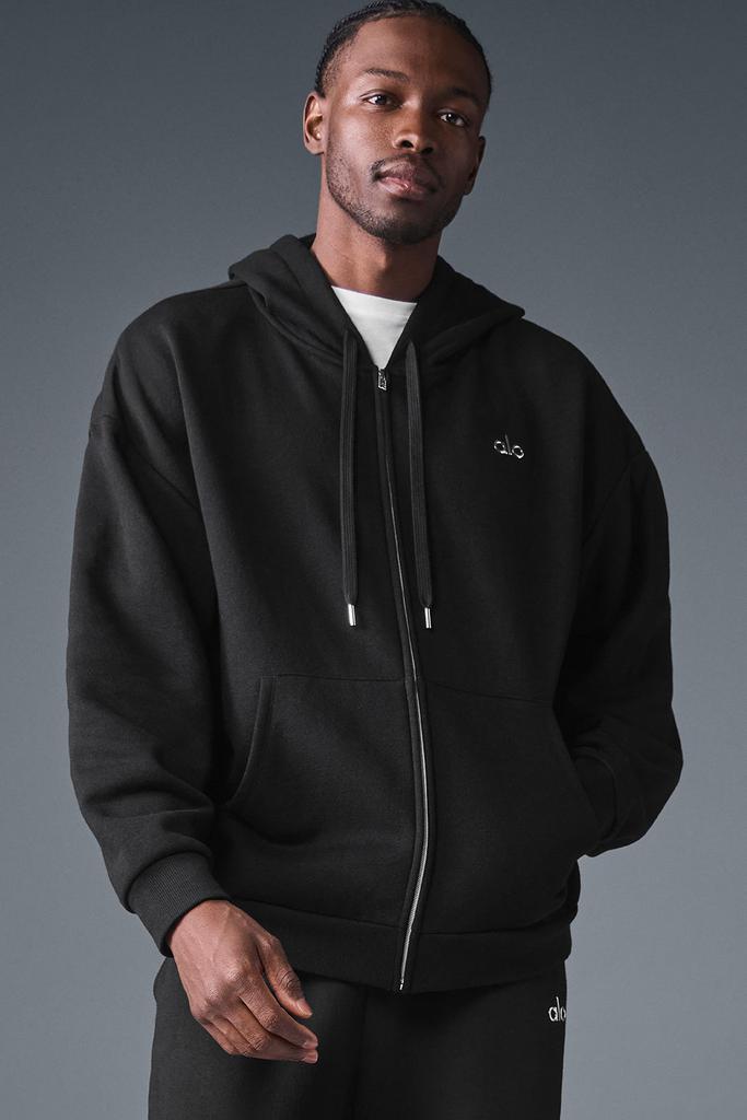 Alo Accolade Full Zip Hoodie - Black