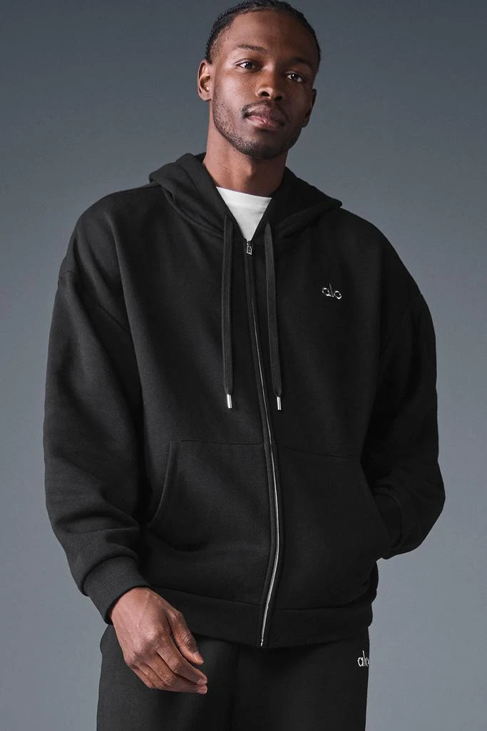 Alo Accolade Full Zip Hoodie - Black 1