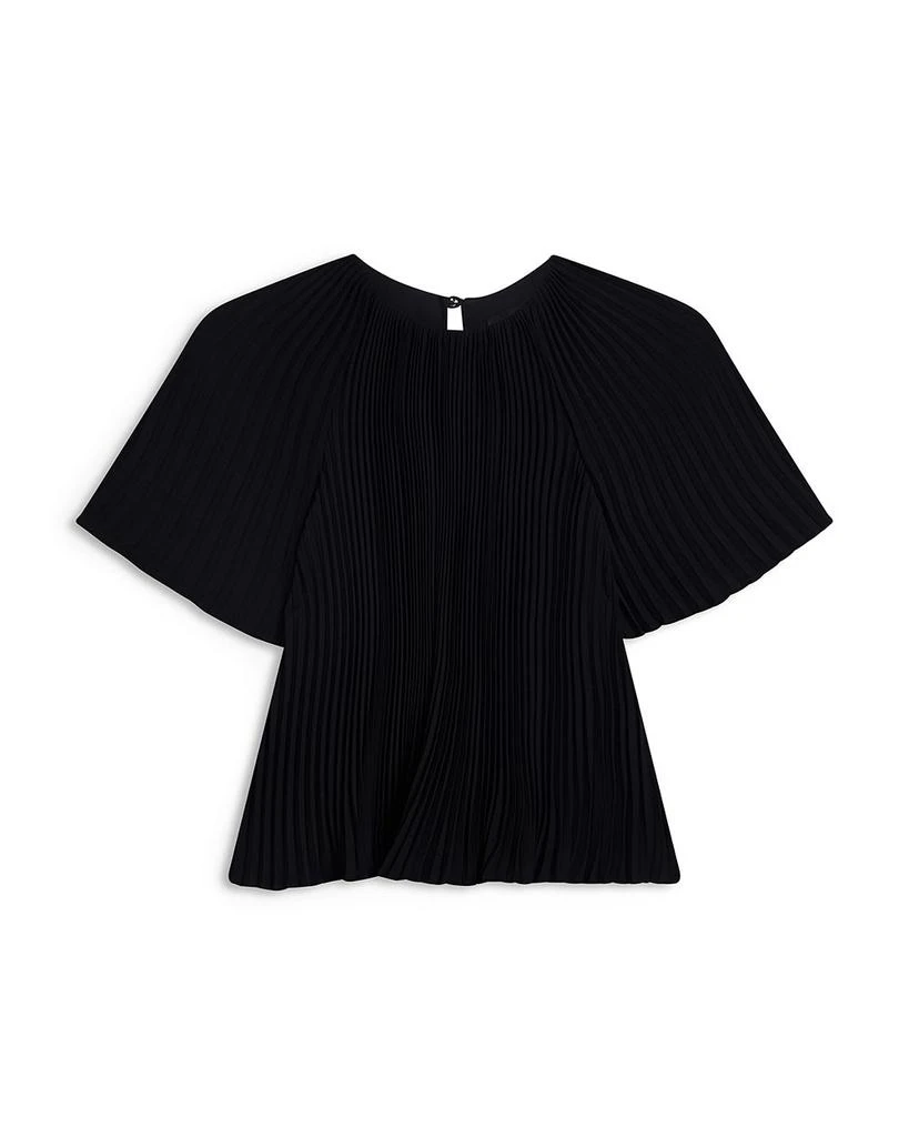 Ted Baker London Agara Pleated Short Sleeve Blouse 6