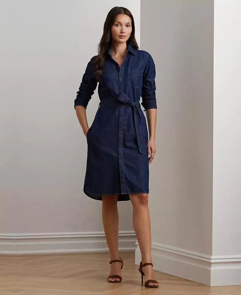 Ralph Lauren Belted Denim Shirtdress 1