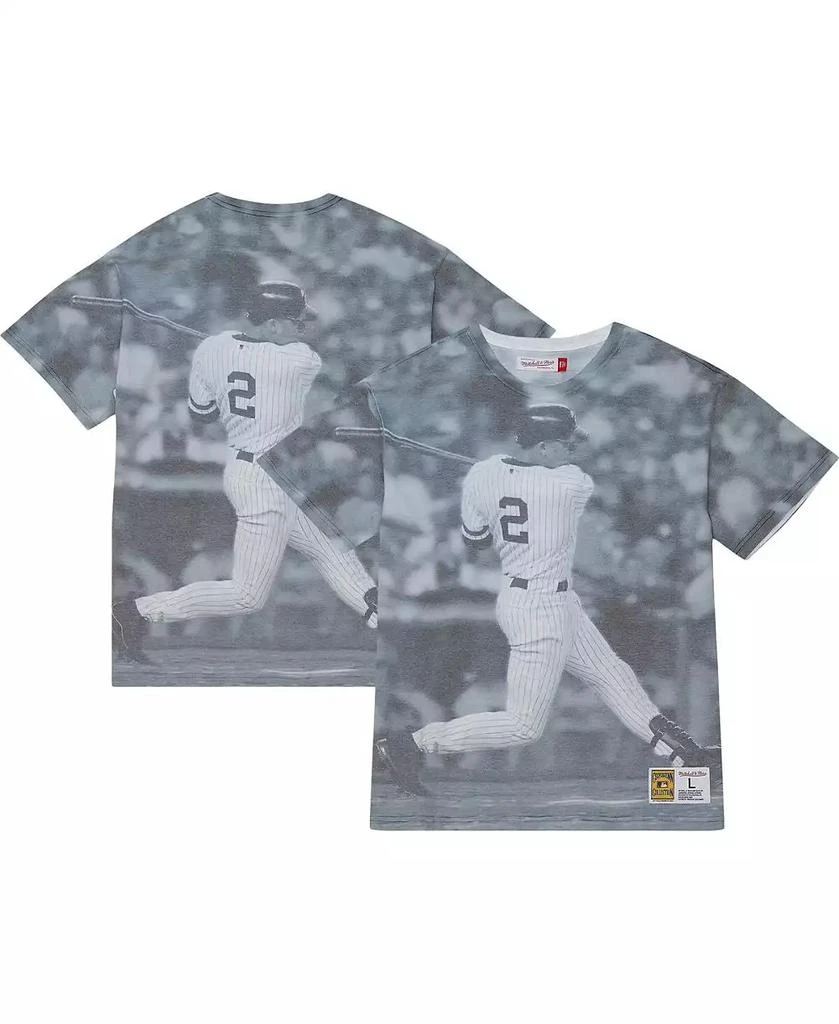 Mitchell & Ness Men's Derek Jeter New York Yankees Cooperstown Collection Highlight Sublimated Player Graphic T-shirt 2
