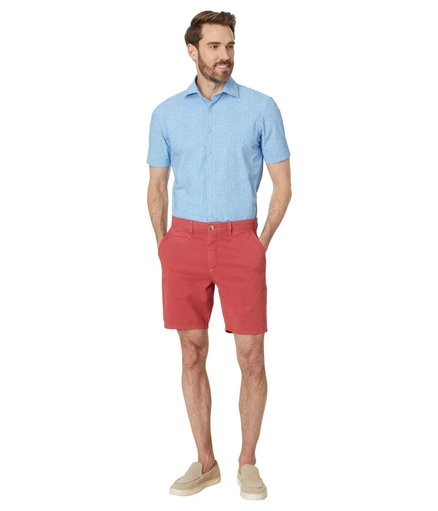 Johnnie-O Nassau Garment Dyed And Washed Stretch Shorts 4