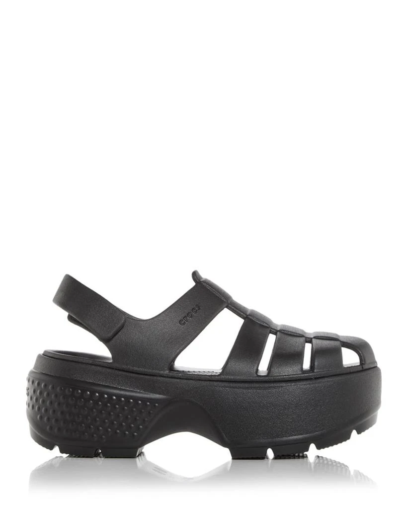 Crocs Women's Stomp Slingback Platform Fisherman Sandals 2