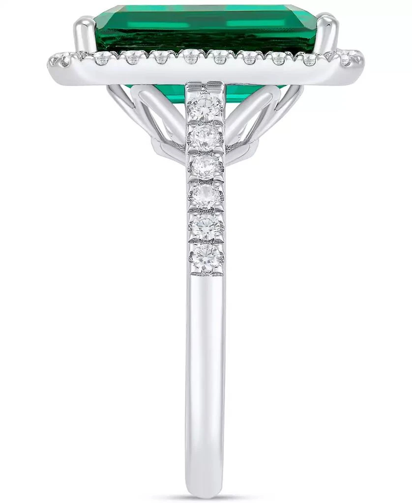 Grown With Love Lab Grown Emerald (6-1/2 ct. t.w.) & Lab Grown Diamond (1/2 ct. t.w.) Ring in 14k White Gold (Also available in Sapphire & Ruby) 4