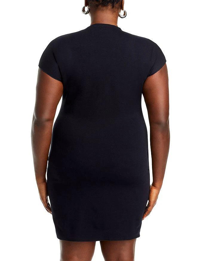 AQUA Ponte Knit Sheath Mini Dress - Exclusive 9