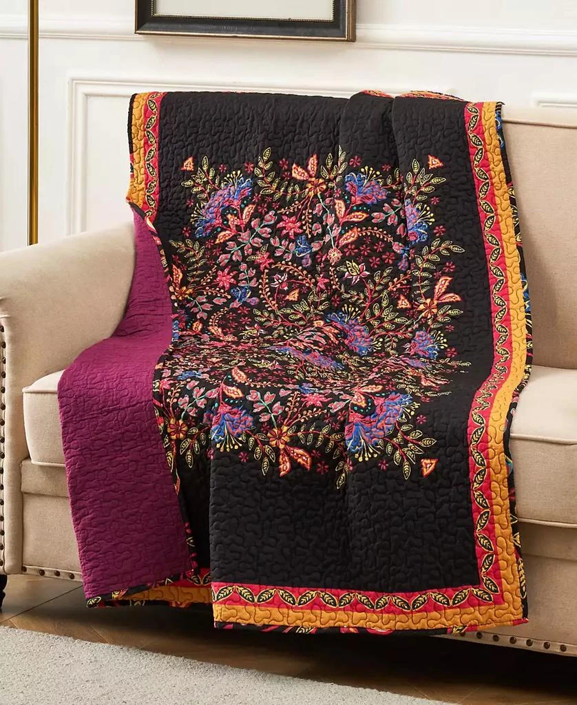 Greenland Home Fashions Jessa Vintage Boho Cotton Blend Throw, 50" x 60" 4