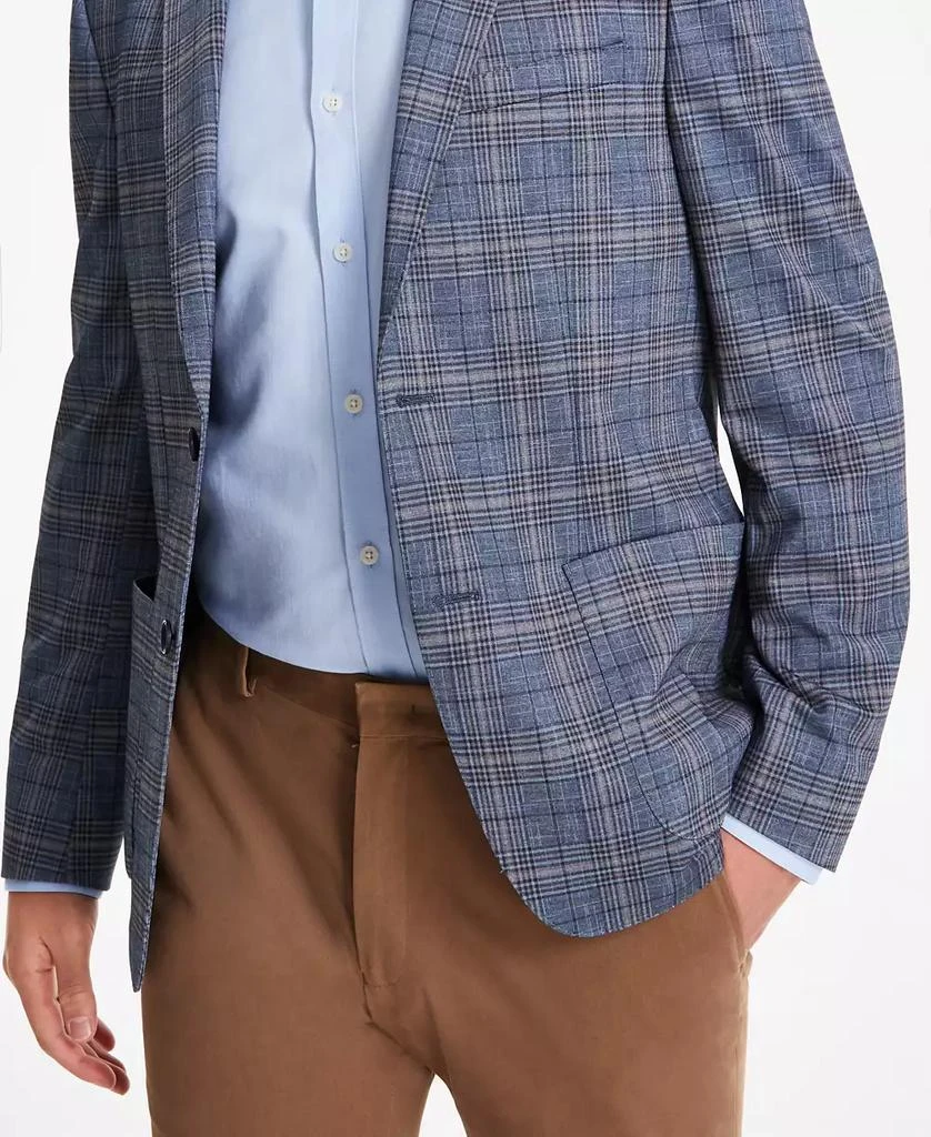 Bar III Men's Plaid Knit Slim-Fit Sport Coat, Created for Macy's 3