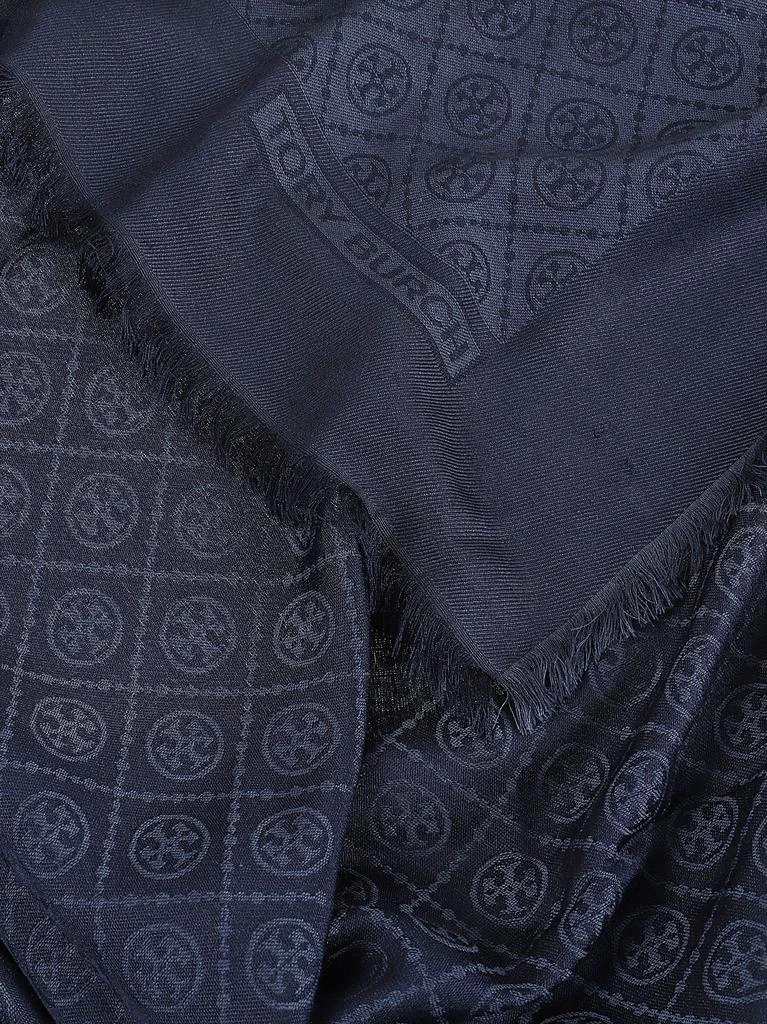 Tory Burch Tory Burch T Monogram Jacquard Traveler Scarf 2