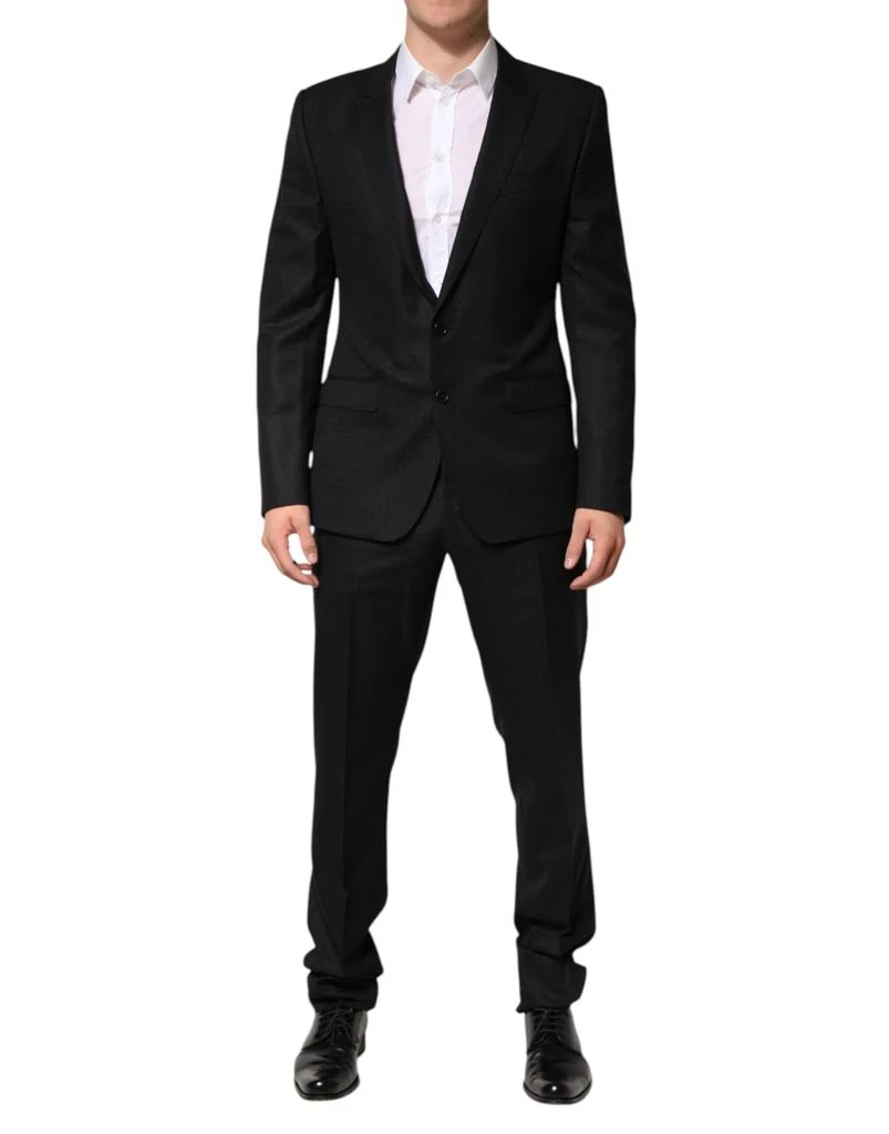 Dolce 
Gabbana Jacquard Single Breasted 2 Piece Men
s Suit
