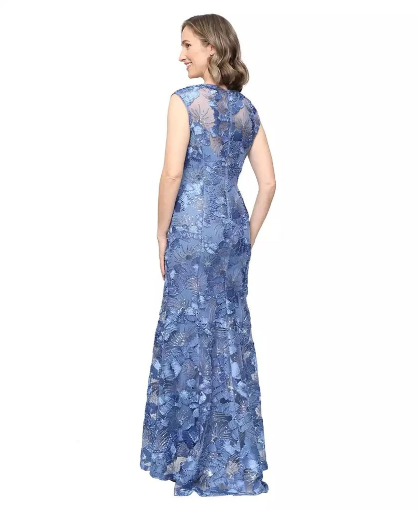 alex evenings blue dress Prima Jersey Midi Dress Dusty Blue / Regular / M main image 1