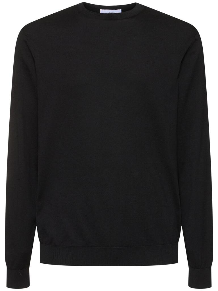 LARDINI Knit Cotton Crewneck Sweater