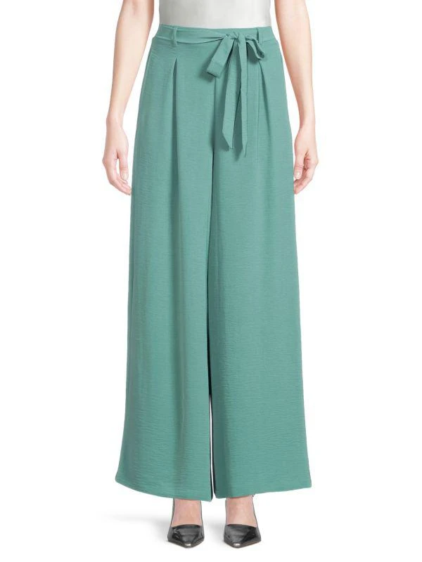 Bobeau Pleated Wide-Leg Pants 1