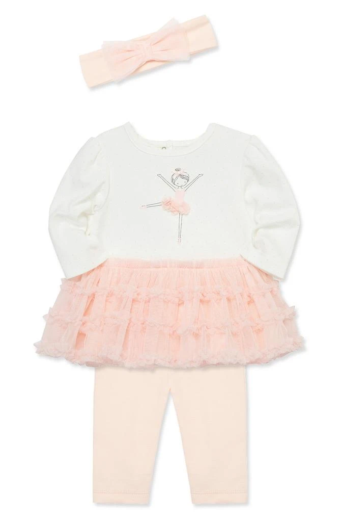 Little Me Ballet Tutu Top, Leggings & Headband Set 5