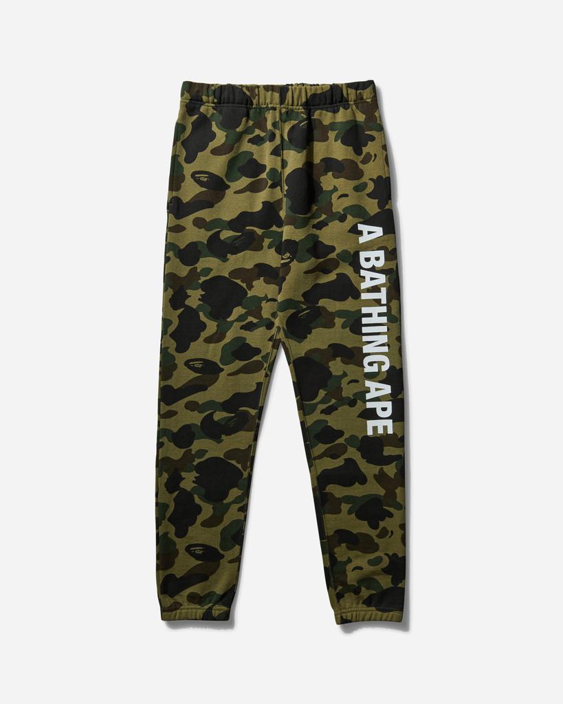 A Bathing Ape Men's 1st Camo Slim Sweatpants Green