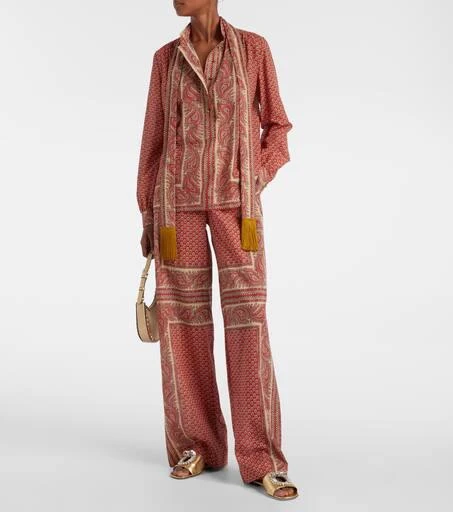 Valentino Adamantine embellished leather slides 3