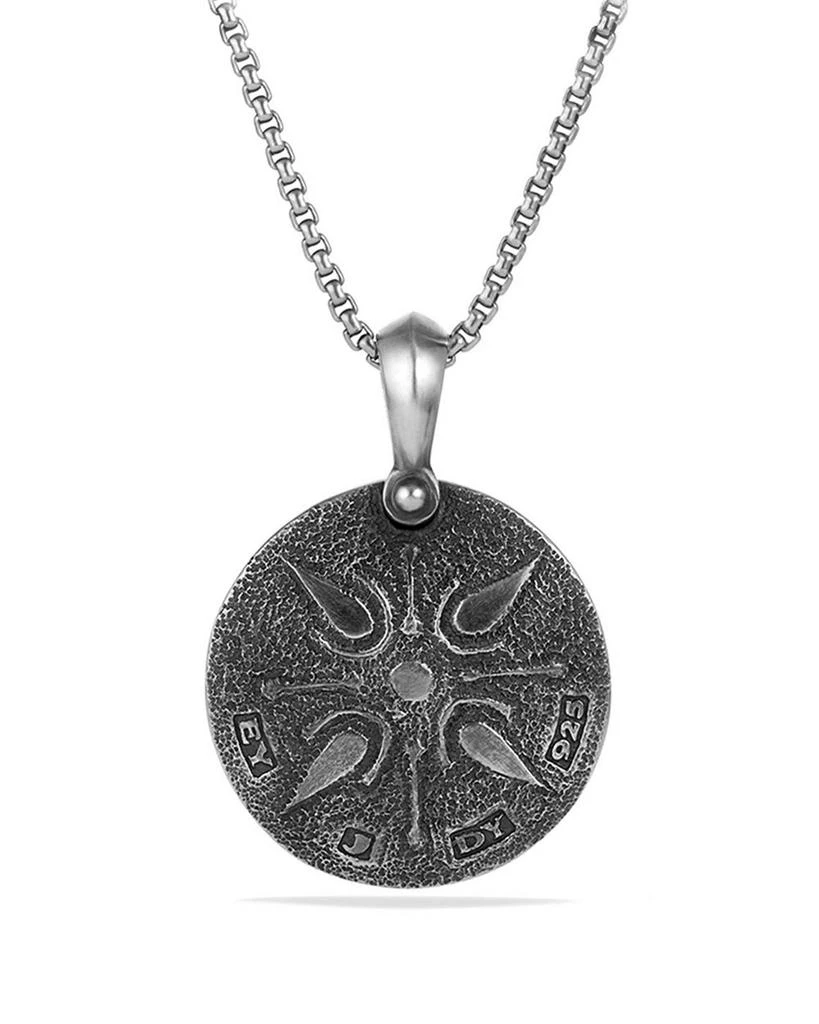 David Yurman Men's Petrvs® Lion Amulet in Sterling Silver, 35mm 3