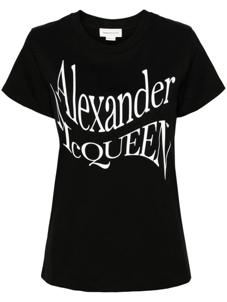 ALEXANDER MCQUEEN T-shirt with frontal print 1