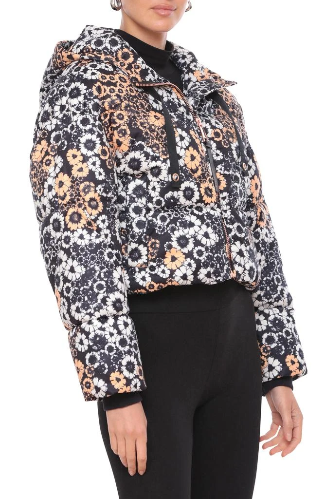 Avec Les Filles Cropped Hooded Puffer Coat 3
