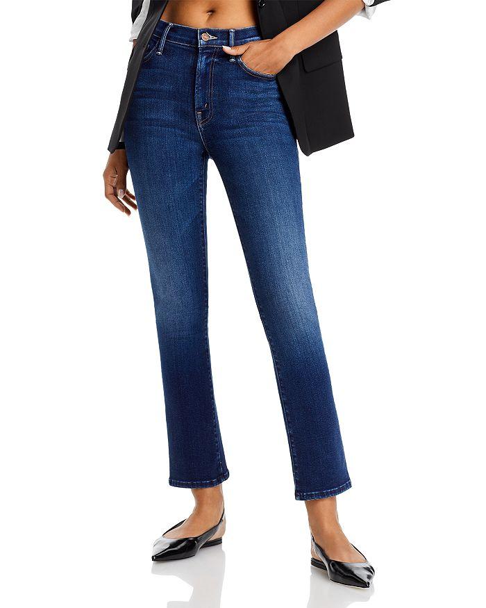 MOTHER The Insider High Rise Ankle Jeans in Mind Games