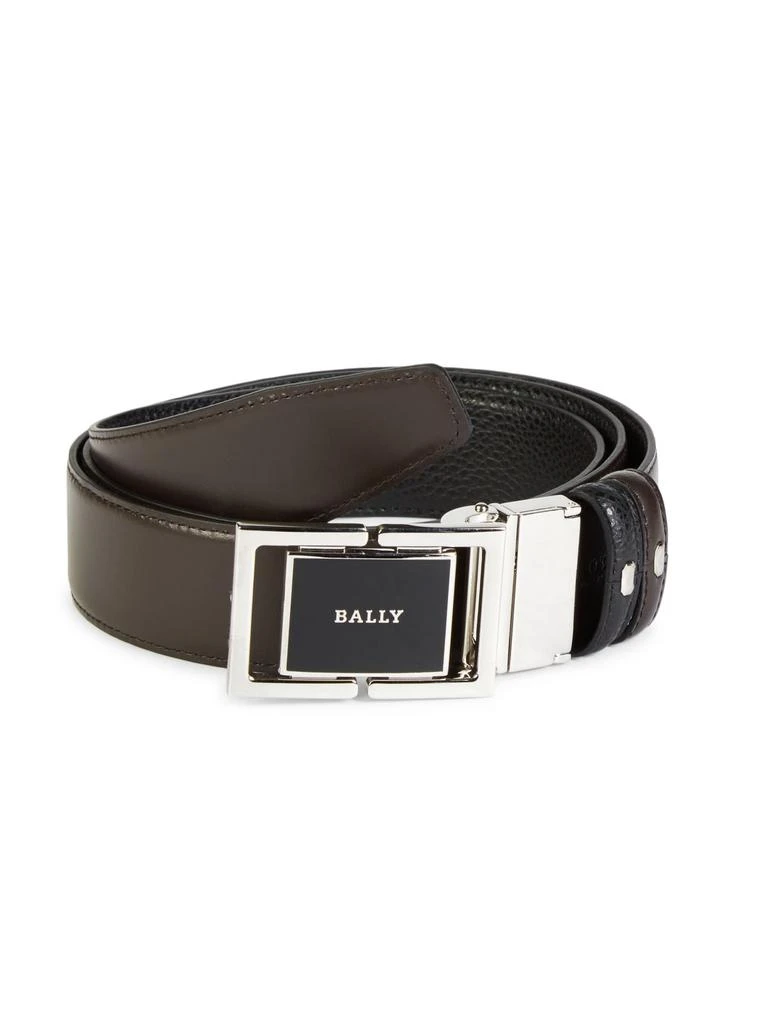 Bally Logo Leather Belt 3