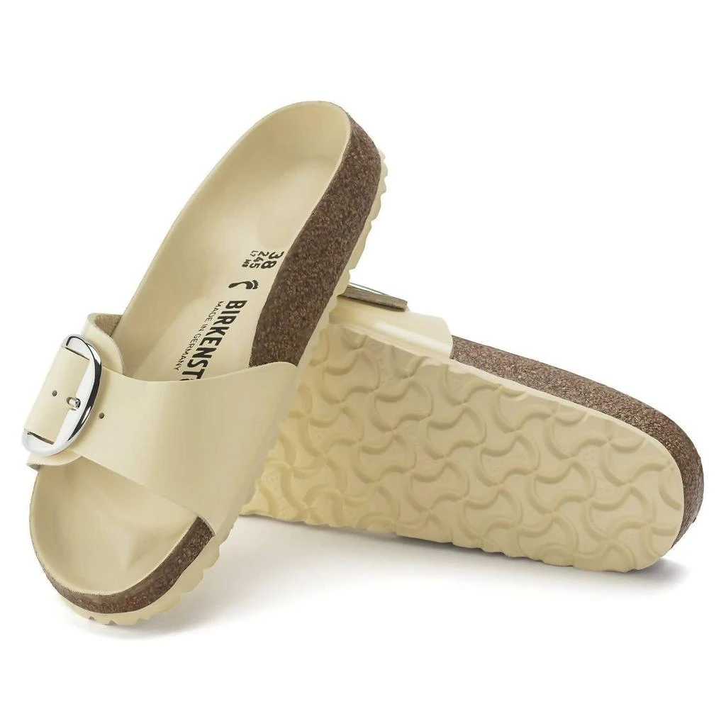 Birkenstock Women's Madrid Big Buckle Sandal In High Shine Butter 4