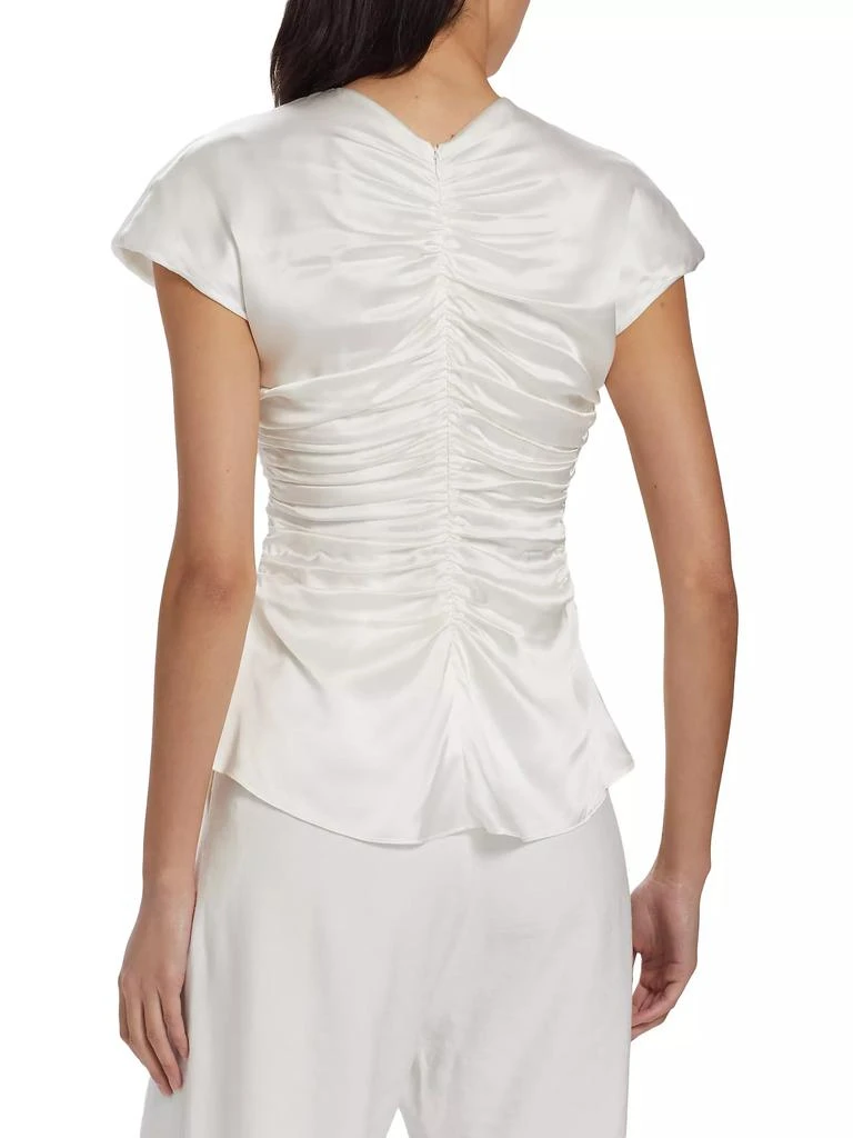 Tove Fiana Ruched Silk Blouse 5