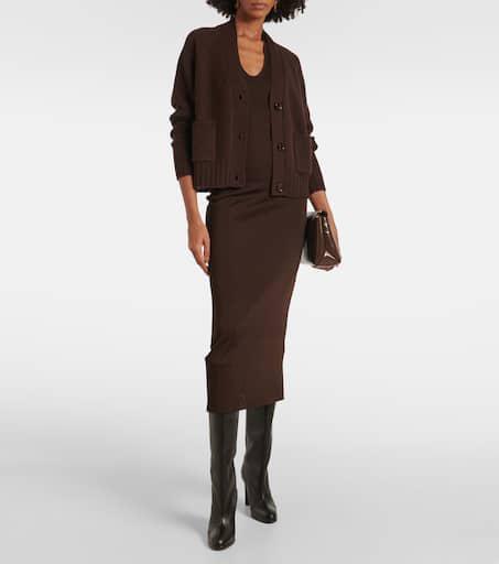 Jardin des Orangers Wool and cashmere cardigan