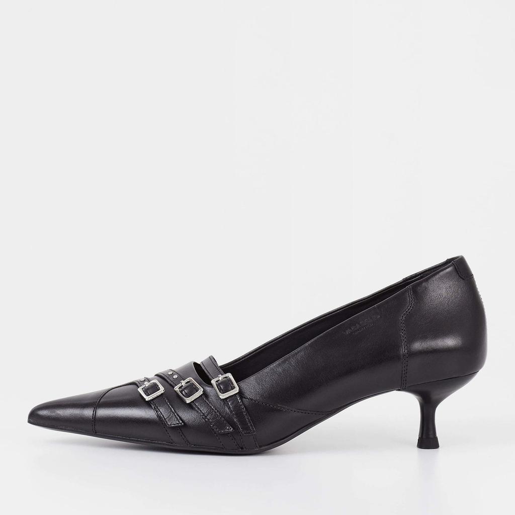 Vagabond Vagabond Women's Lykke Leather Kitten Heeled Court Shoes