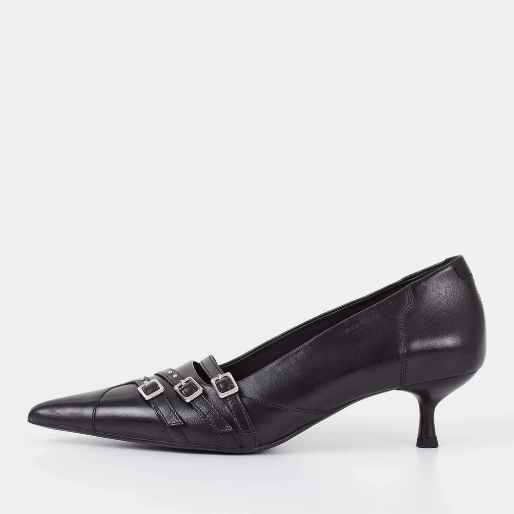 Vagabond Vagabond Women's Lykke Leather Kitten Heeled Court Shoes 1
