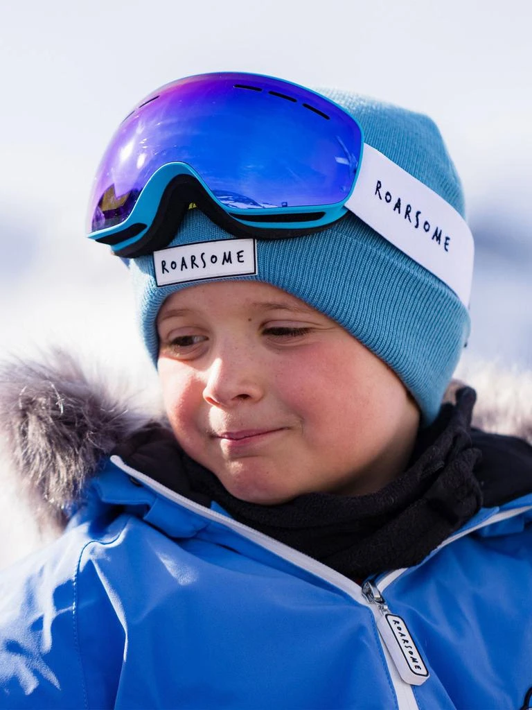 Roarsome Kids Ski Goggles in Blue 4