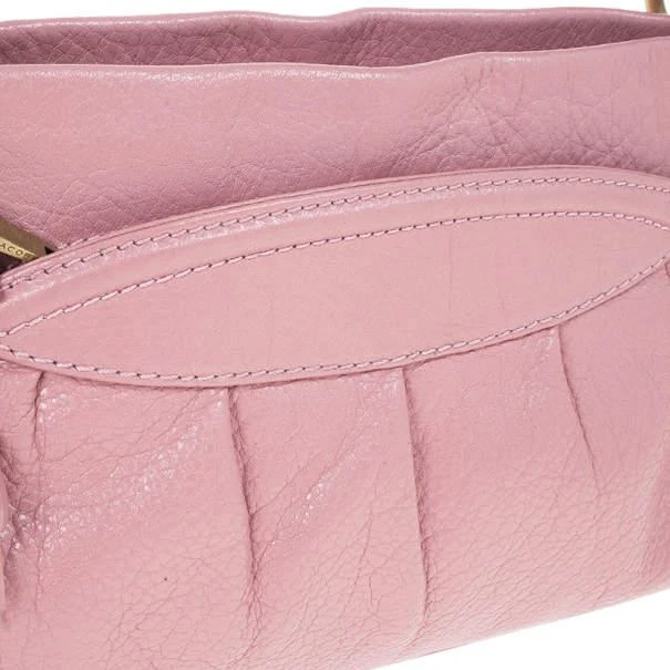 Marc Jacobs Marc Jacobs Pink Leather Lola Bag With Umbrella 8