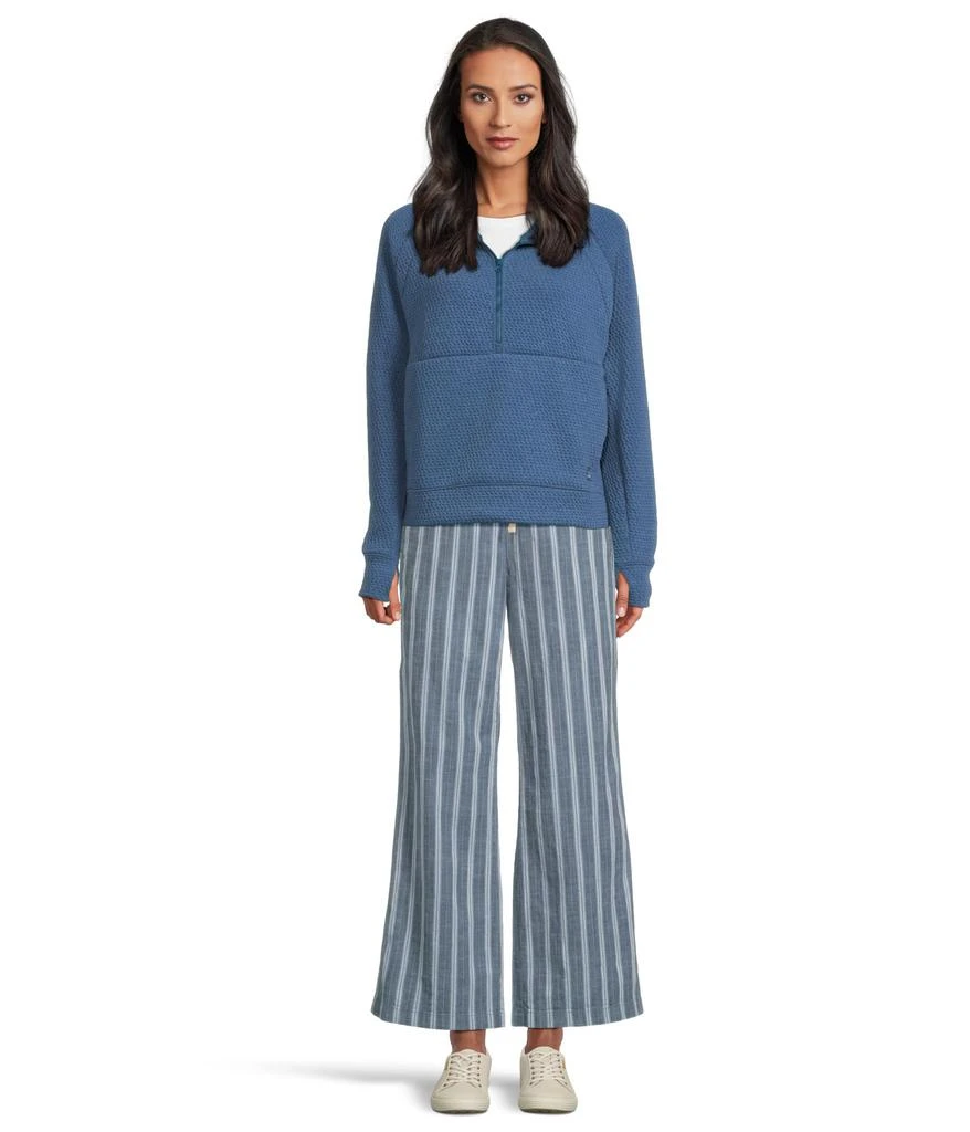 L.L.BEAN Lakewashed Pull-On Chambray Wide Leg Pants 5