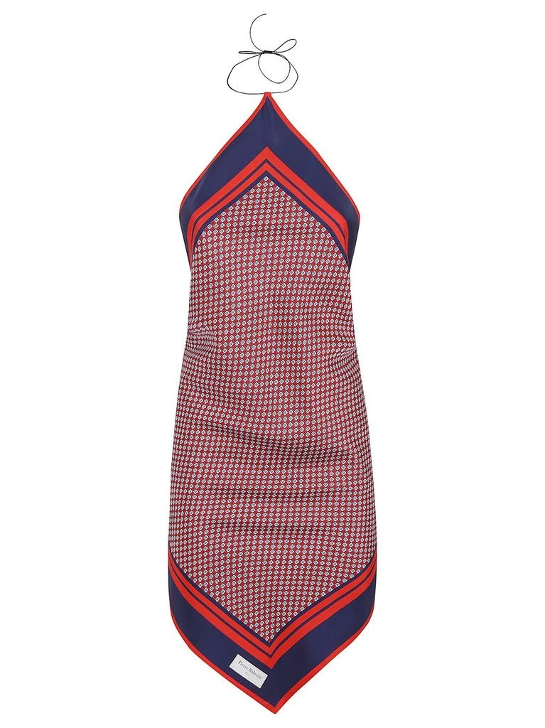 Balmain Balmain Monogrammed Backless Scarf Top 1