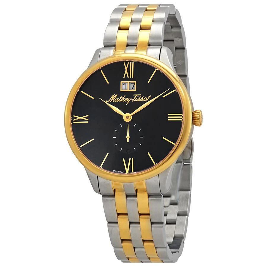 Mathey-Tissot Edmond Metal Black Dial Men's Watch H1886MBN 1
