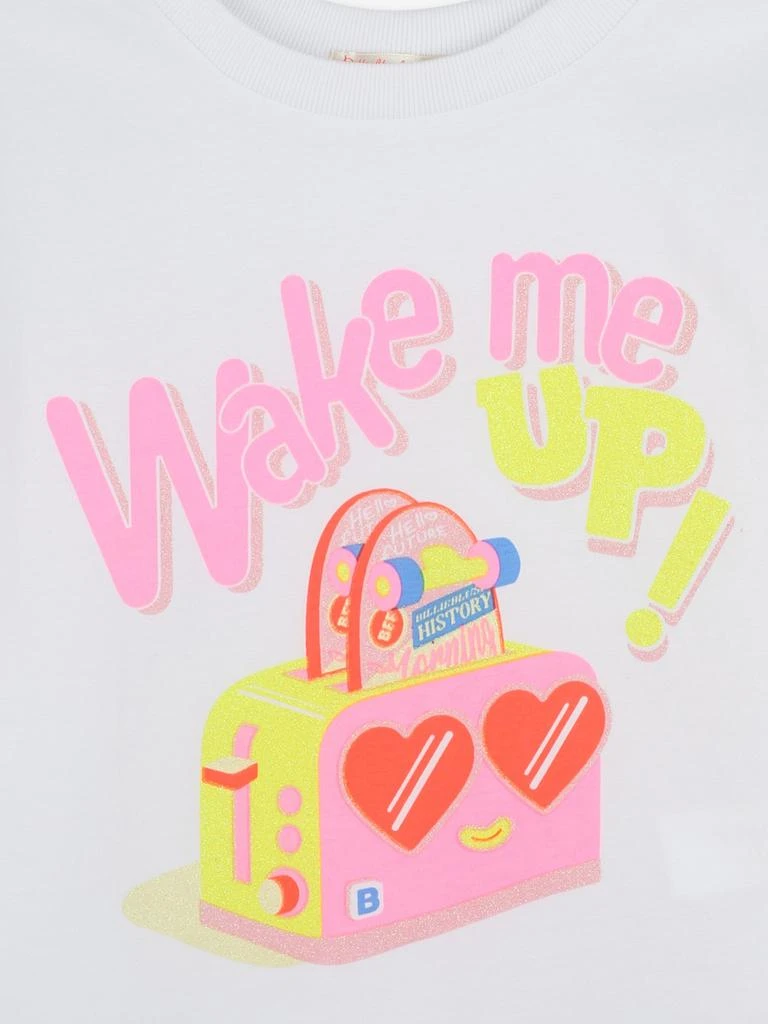 Billieblush Billieblush Girls Wake Me Up! T-Shirt in White 3