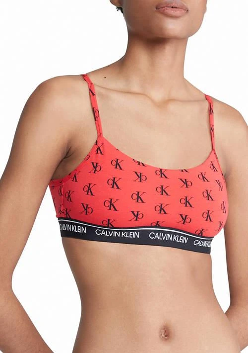 Calvin Klein Klein Archive Logo Lightly Lined Bralette 1