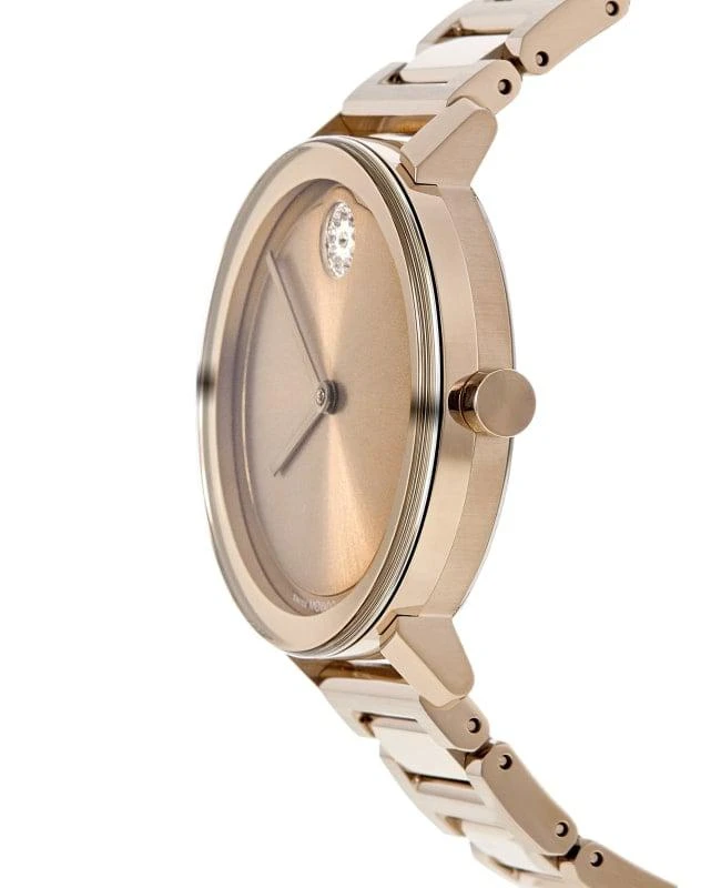 Movado Movado Bold Evolution Carnation Gold Rose Gold Steel Women's Watch 3600824 3