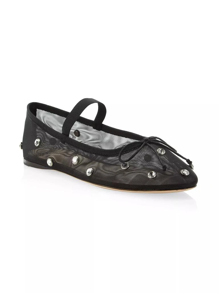 Loeffler Randall Leonie Crystal Mesh Ballet Flats 2