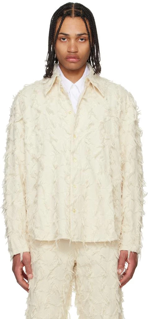 Séfr White Wes Denim Shirt 1