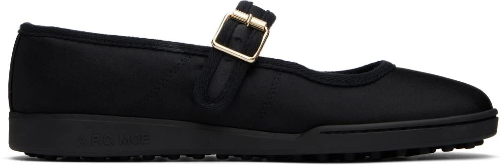 A.P.C. Black Moe Mary Jane Ballerina Flats 1