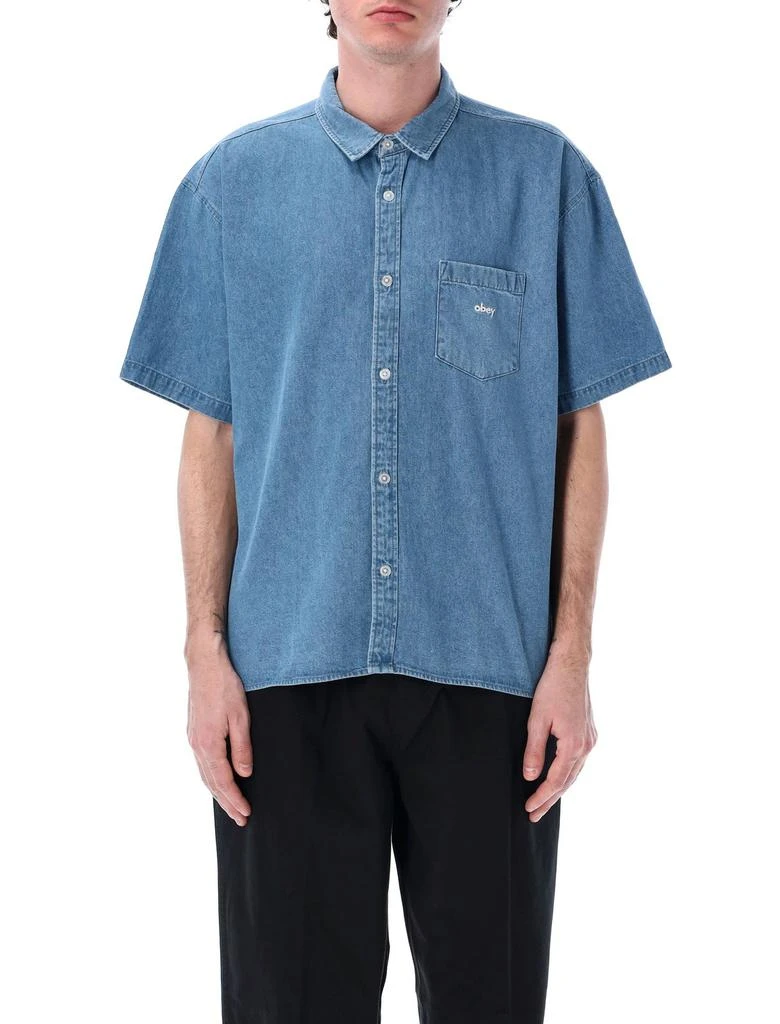 Obey OBEY Bigwig Denim Button-Up Shirt 1